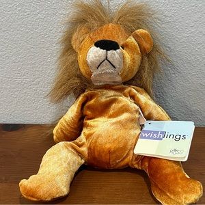 Russ Berrie & Co Wishlings “Praline” Plush Lion 9” Born March 16, 1997 #6850